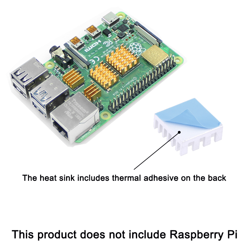 GPUHOLD Chipset Cooler 4pcs/5p - Raspberry Pi Water Cooling Kit 评论和价格