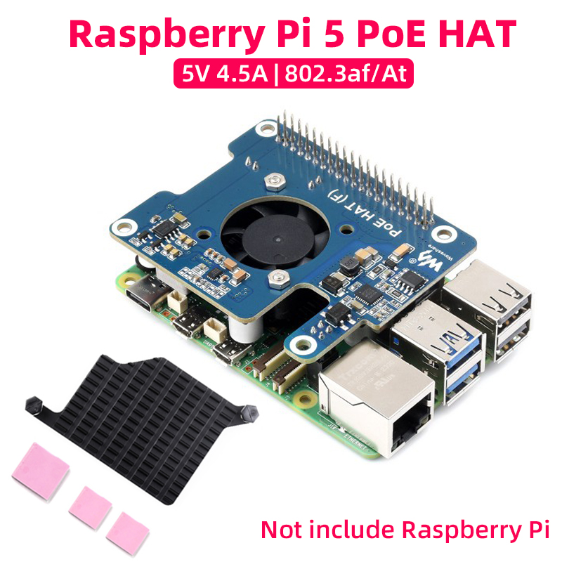 Raspberry Pi 5 PoE HAT (F) 802 - Argon One V3 M.2 Nvme Case 评论和价格