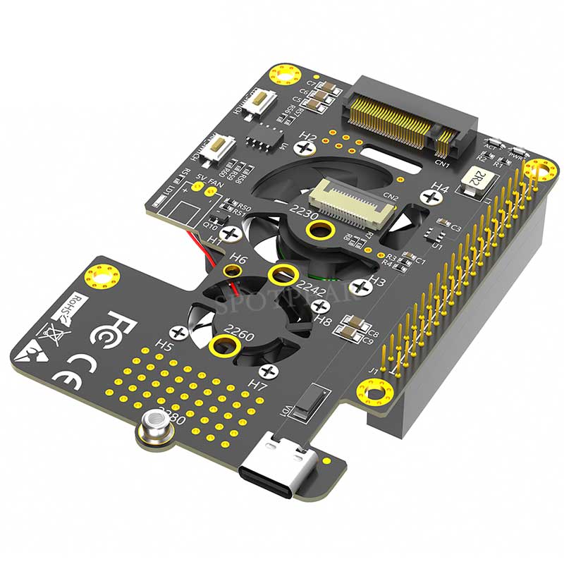Raspberry Pi 5 PCIe to M.2 NVM - Argon One V3 M.2 Nvme Case 评论和价格